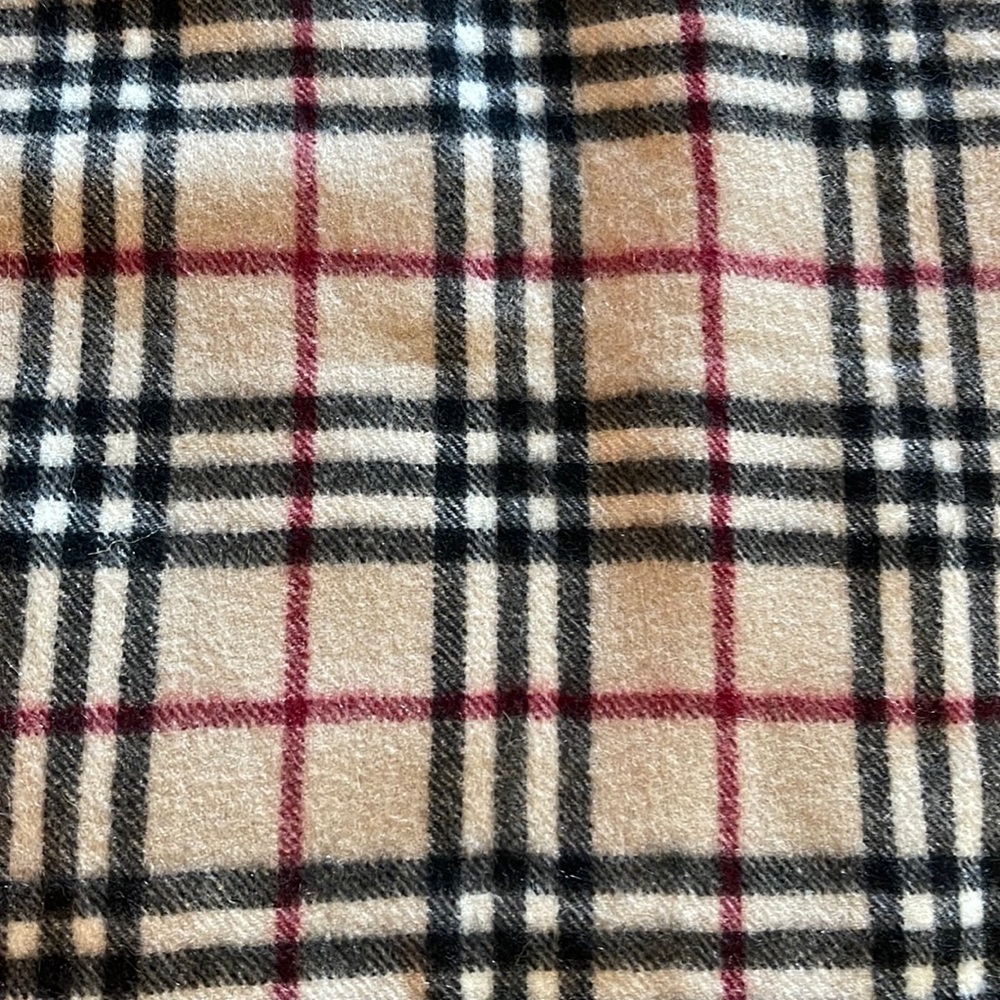 Classic Burberry scarf